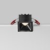 Миниатюра фото встраиваемый светодиодный светильник maytoni alfa led dl043-01-10w4k-sq-b-1 | 220svet.ru