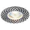Миниатюра фото встраиваемый светильник ambrella light classic a815 bk/al | 220svet.ru