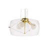 Миниатюра фото подвесная люстра lumina deco globo ldp 6018-500 pr+f.gd | 220svet.ru