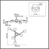 Миниатюра фото потолочный светильник lumion charly 8403/6c золото/черный | 220svet.ru