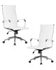 Миниатюра фото офисное кресло для руководителей dobrin clark simple lmr-101b-n_ch-m_el-white-12596 | 220svet.ru