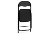 Миниатюра фото стул woodville fold 1 складной black / black 15477 | 220svet.ru