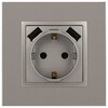 Миниатюра фото розетка эра elegance 14-4109-16 2p+e 16a-250в штор. с 2xusb 5в-3а титан б0065775 | 220svet.ru