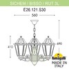 Миниатюра фото подвесной уличный светильник fumagalli sichem/rut 3l e26.120.s30.wxe27 | 220svet.ru