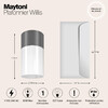 Миниатюра фото уличный светильник maytoni willis o418cl-01gr | 220svet.ru