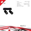 Миниатюра фото магнитная трековая система reluce 13005-9.3-002ur magnetic led2x5w bk | 220svet.ru