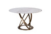 Миниатюра фото стол обеденный белый garda decor 57el-79000 | 220svet.ru