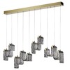 Миниатюра фото подвесная люстра odeon light flow 5106/52l античная бронза | 220svet.ru