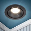 Миниатюра фото точечный светильник эра kl100 bk б0055585 | 220svet.ru