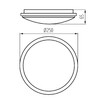 Миниатюра фото настенно-потолочный светодиодный светильник kanlux orte led 18w-nw-o-se 29162 | 220svet.ru