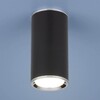 Миниатюра фото потолочный светильник elektrostandard dln101 gu10 bk черный a043971 | 220svet.ru