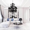 Миниатюра фото подвесная люстра loft it zenith 10210/8 black | 220svet.ru