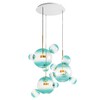 Миниатюра фото подвесная светодиодная люстра loft it 2027-d3 blue | 220svet.ru