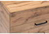 Миниатюра фото комод woodville iris металл дуб вотан / черный муар 406521 | 220svet.ru