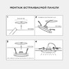 Миниатюра фото встраиваемая светодиодная панель ogm lp-06 | 220svet.ru