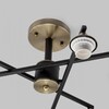Миниатюра фото потолочная люстра imex md.4212-6-s-bk+ab | 220svet.ru