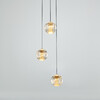 Миниатюра фото подвесной светодиодный светильник delight collection md22001052-3a gold | 220svet.ru