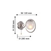 Миниатюра фото бра f-promo fabbio 2349-1w | 220svet.ru
