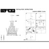 Миниатюра фото подвесной светильник ilamp casa 966c-12 cr+cl | 220svet.ru