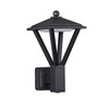 Миниатюра фото уличный настенный светодиодный светильник odeon light bearitz 6655/15wl черный | 220svet.ru