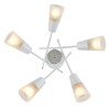 Миниатюра фото потолочная люстра escada calla 1109/5p white | 220svet.ru