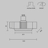Миниатюра фото встраиваемый светильник maytoni neo dl139-gu10-w | 220svet.ru