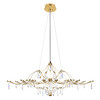 Миниатюра фото подвесной светильник loft it mira 10587/1000 gold asfour | 220svet.ru