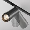 Миниатюра фото трековый магнитный светодиодный светильник maytoni exility focus zoom tr211-1-12w2.7k-z-b | 220svet.ru