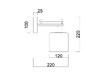 Миниатюра фото бра myfar wall bona mr1590-1c | 220svet.ru