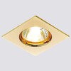 Миниатюра фото встраиваемый светильник ambrella light classic 866a gd | 220svet.ru
