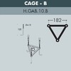 Миниатюра фото садово-парковый фонарь fumagalli artu bisso/anna 2l e22.158.s20.wxe27dn | 220svet.ru