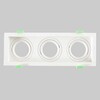 Миниатюра фото встраиваемый светильник crystal lux clt 068c3 wh | 220svet.ru