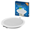 Миниатюра фото встраиваемый светодиодный светильник volpe ulm-q237 24w/4000k white ul-00013165 | 220svet.ru