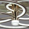 Миниатюра фото потолочная светодиодная люстра с пультом ду reluce 09246-0.3-5s champaign silver | 220svet.ru