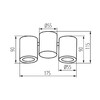 Миниатюра фото спот kanlux blurro 32953 | 220svet.ru