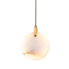 Миниатюра фото подвесной светильник delight collection 11391p 25cm brass / white alabaster | 220svet.ru