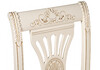 Миниатюра фото стул деревянный woodville roy золото патина тк. к02 бежевая / слоновая кость 671443 | 220svet.ru