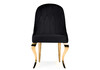 Миниатюра фото стул woodville gustav black / gold 15384 | 220svet.ru