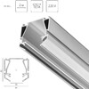 Миниатюра фото профиль алюминиевый в натяжной потолок lightstar teta 505420l | 220svet.ru