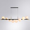 Миниатюра фото подвесная люстра arte lamp alcor a2224sp-8bk | 220svet.ru
