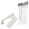 Миниатюра фото удлинитель uniel ultra 3гн х 2м б/з s-cu3-2 white ul-00009981 | 220svet.ru