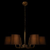 Миниатюра фото подвесная люстра loft it hilton 10527/6 brass | 220svet.ru