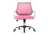 Миниатюра фото компьютерное кресло woodville ergoplus pink / white 15376 | 220svet.ru