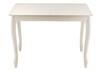 Миниатюра фото стол деревянный амато молочный | 220svet.ru