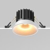 Миниатюра фото встраиваемый светодиодный светильник maytoni round dl058-12w2.7k-w | 220svet.ru