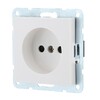Миниатюра фото розетка lk studio без з/к, со шторками (белый) lk80 843304-1 | 220svet.ru