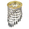 Миниатюра фото встраиваемый светильник ambrella light crystal k2247 cl/g | 220svet.ru