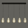 Миниатюра фото подвесной светодиодный светильник delight collection md24001011-5b brass/champagne | 220svet.ru
