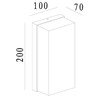 Миниатюра фото настенный светильник deko-light grumium square cct i 620123 | 220svet.ru