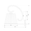 Миниатюра фото бра eurosvet 60088/1 хром | 220svet.ru